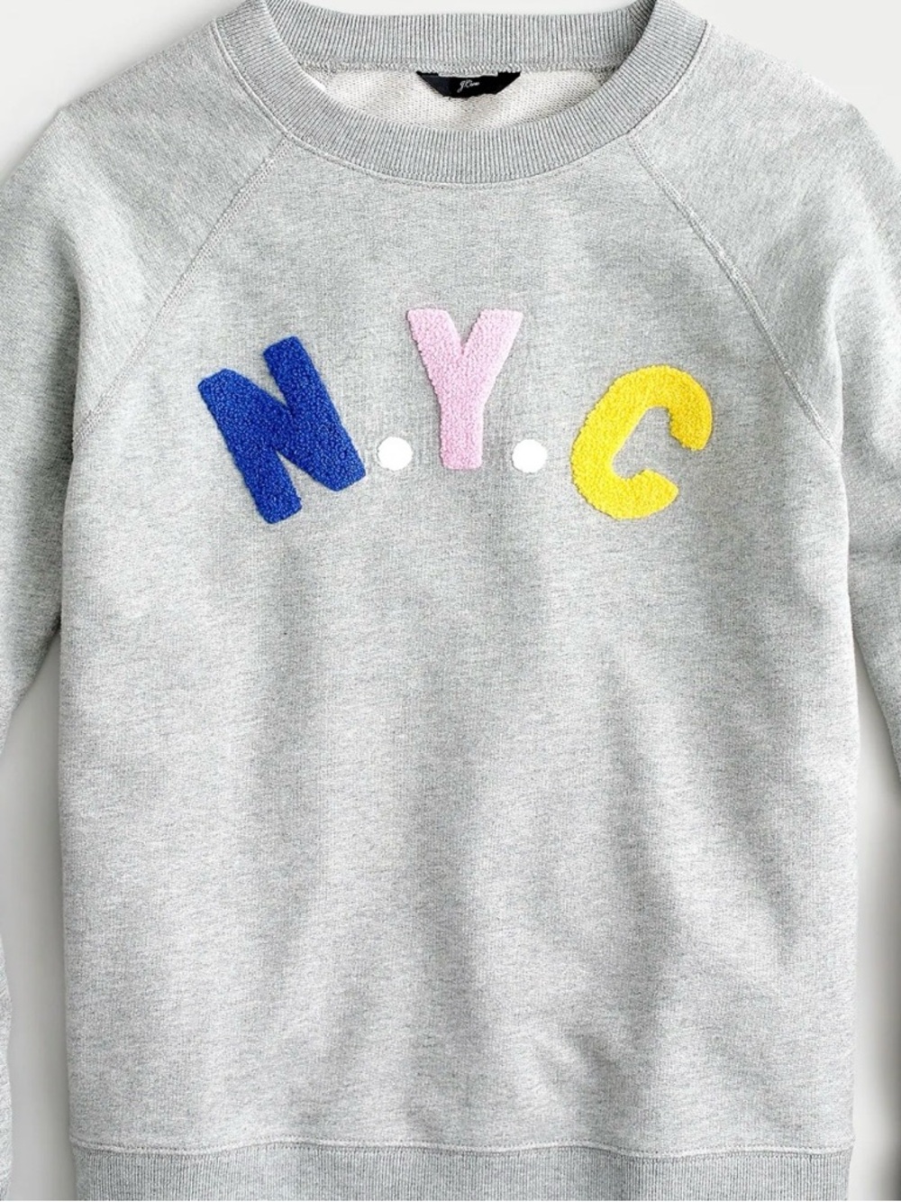 J. CREW Preppy Sweatshirt NWOT - Picture 3 of 10